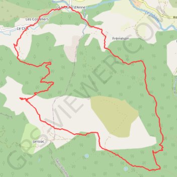 Tour de la montagne Saint-Michel GPS track, route, trail