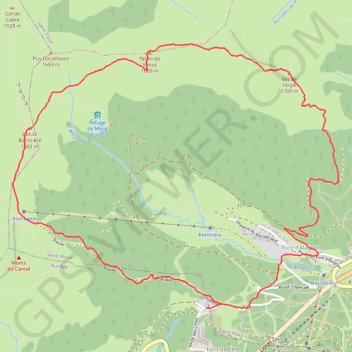 Boucle Alagnon GPS track, route, trail