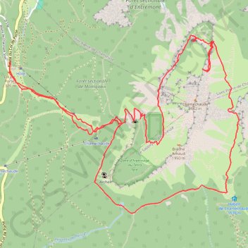 Tour de chamechaude GPS track, route, trail