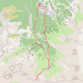 Col de l'âne GPS track, route, trail