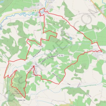 Belvèze-du-Razès GPS track, route, trail