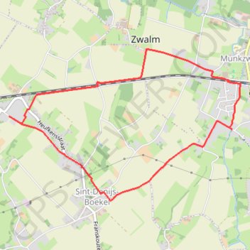 SDB-Zwalm-6.2km GPS track, route, trail