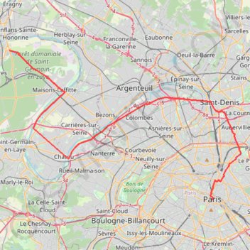 Paris - Conflans-Sainte-Honorine GPS track, route, trail