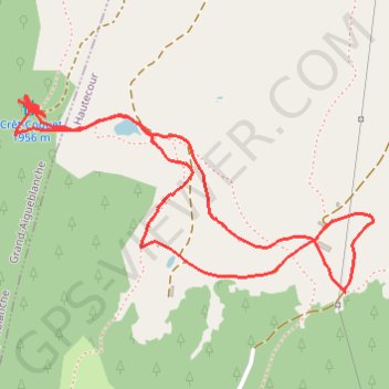Crêt Coquet GPS track, route, trail