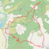 Les Bastides Blanches GPS track, route, trail