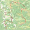 Tour de la Montagne Ardéchoise. De La Bastide-Puylaurent (Lozère) à Borne (Ardèche) GPS track, route, trail