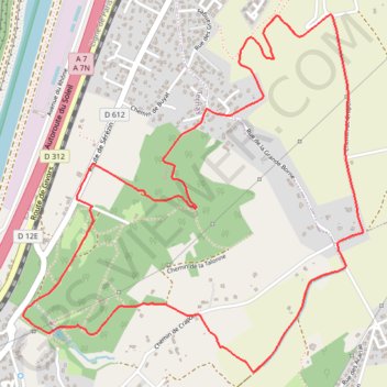 Sérézin du Rhône (69) GPS track, route, trail