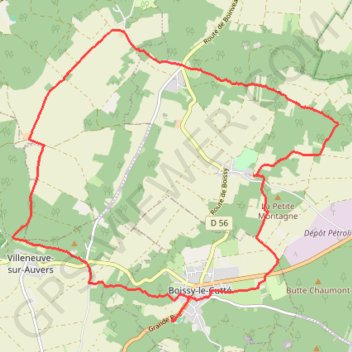 Boissy-le-Cutté (91) en boucle GPS track, route, trail