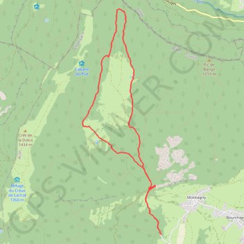 Alpages et Lac du Mariet GPS track, route, trail