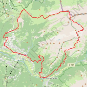 Samoëns GPS track, route, trail
