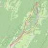 Chézery - Noire Combe - La Rivière GPS track, route, trail