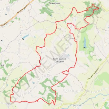 Le Bois de Courtis - Saint-Amant GPS track, route, trail