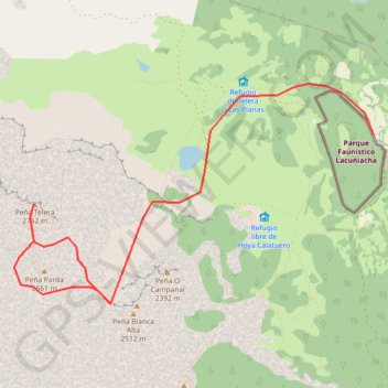 Peña Telera depuis Piedrafita de Jaca GPS track, route, trail