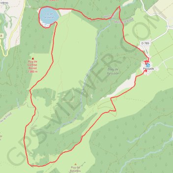 Rando Pessade GPS track, route, trail