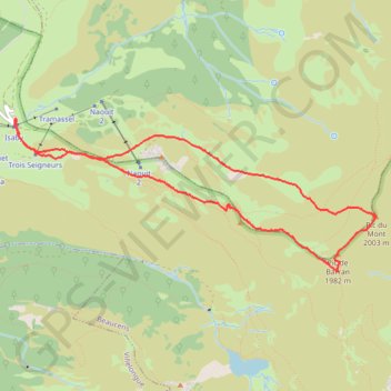 Le Pic du Mont - Hautacam GPS track, route, trail