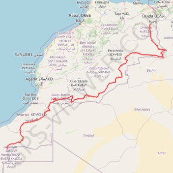 Marruecos Junio 2019. De Berguent a Esmara GPS track, route, trail
