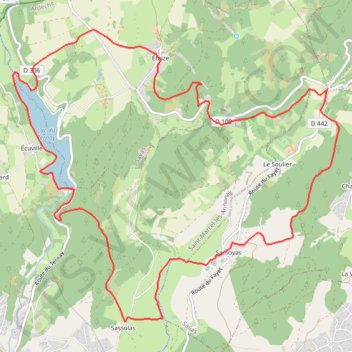 Du Col du Fayet au lac du Ternay GPS track, route, trail