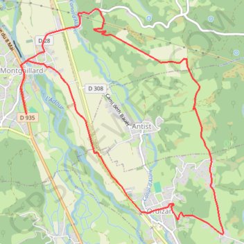Haute Bigorre - Le Bois d'Antist GPS track, route, trail