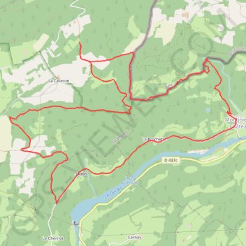 Rando Villars-Les-Blamont GPS track, route, trail