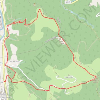 La Serre de Rapheu par le Pas de Sausech GPS track, route, trail