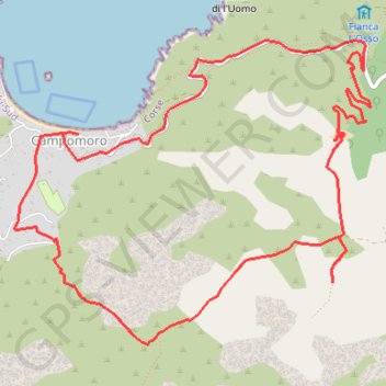 Piopelii - Campomoro GPS track, route, trail