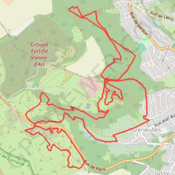 Moselle - Les Crapauds GPS track, route, trail