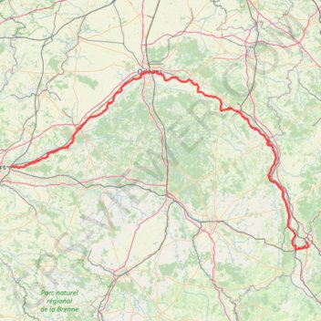 2014 16 au 23/05 Loire a vélo 1 325 Km GPS track, route, trail