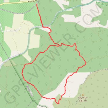 Circuit-provence-verte-61 GPS track, route, trail