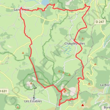 Saint-Front GPS track, route, trail