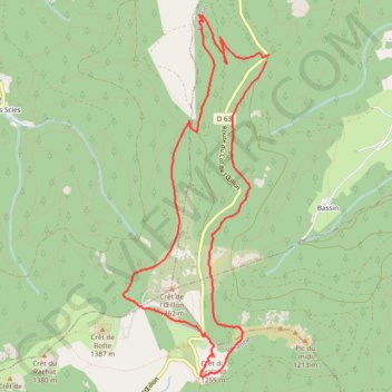 La Magdeleine GPS track, route, trail