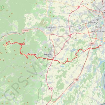 Muckenbach - Eschau GPS track, route, trail