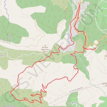 Circuit de la Garde-Freinet GPS track, route, trail