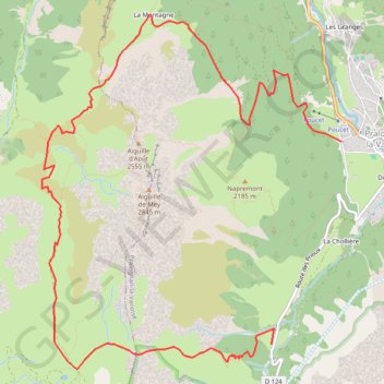 Tour des Dents de la Portetta GPS track, route, trail