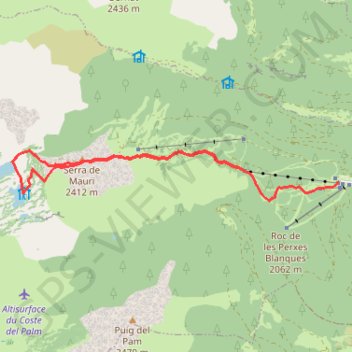 Refuge des Camporells GPS track, route, trail