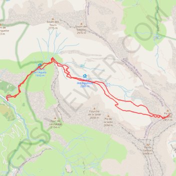 Pic de la Géla GPS track, route, trail