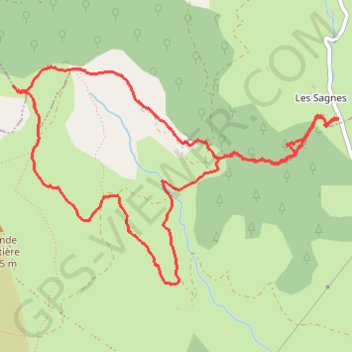 Rando Petit circuit vers Turriers GPS track, route, trail