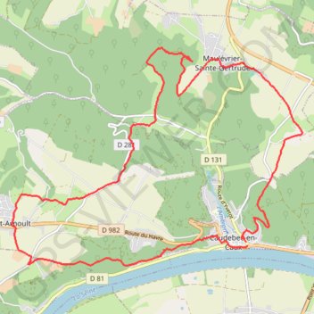 Caudebec-en-Caux GPS track, route, trail