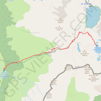 Fichier GPX Refuge d'Arrémoulit GPS track, route, trail