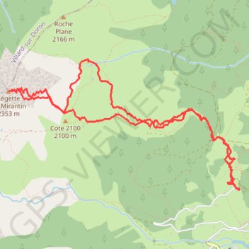 La Légette du Mirantin (Beaufortain) GPS track, route, trail
