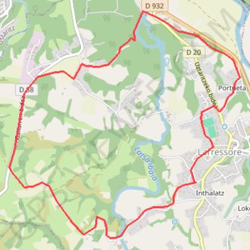 Ospitalia (Larressore) GPS track, route, trail