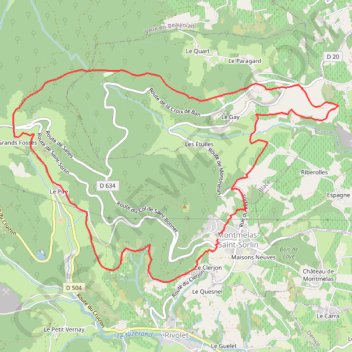 Montmelas-Saint-Sorlin GPS track, route, trail