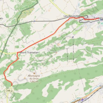 Col du Mont-Crosin (de Tramelan) GPS track, route, trail