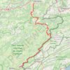 Grande Traversée du Jura (GTJ) de Mandeure à Villers-le-Lac (Doubs) GPS track, route, trail
