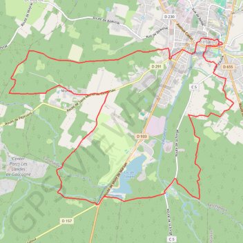 Casteljaloux, au pays des Cadets de Gascogne - Pays Val de Garonne - Gascogne GPS track, route, trail