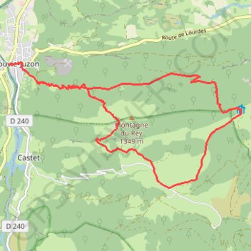 Boucle Rey GPS track, route, trail