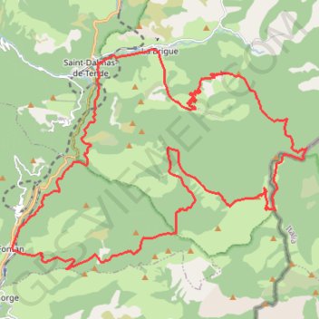 Cime de Marta depuis Fontan GPS track, route, trail