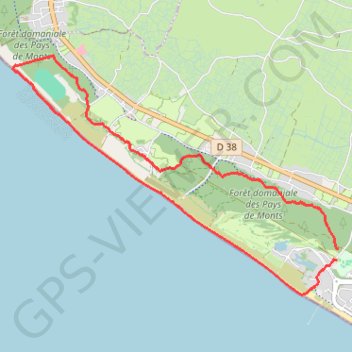 85-90 GPS track, route, trail