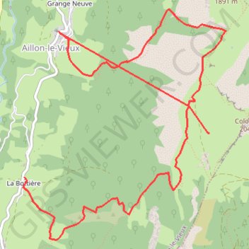 Ascension Mont Colombier GPS track, route, trail