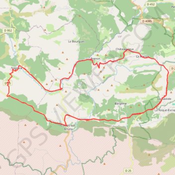 E2 tour region sud 2024 -comps GPS track, route, trail