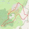 Oreille du Loup & Perollier en boucle face Sud GPS track, route, trail